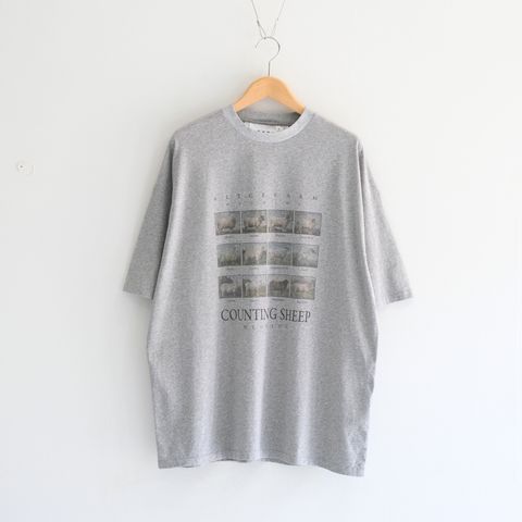 "TEE-NS".11 Counting sheep Tee / "TEE-NS".11 カウンティング シープ Tシャツ（HEATHER GRAY）