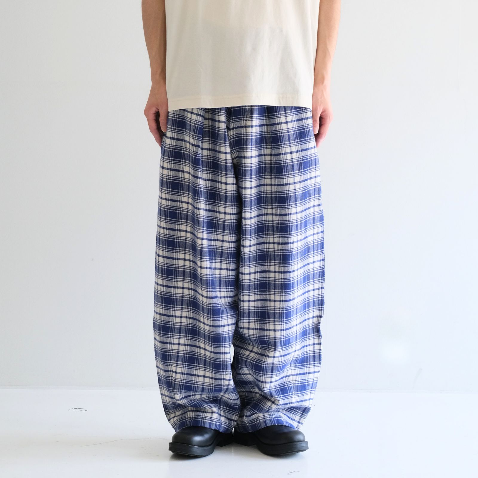 LUSH PANTS / ラッシュパンツ（PICNIC CHECK HANDLOOM）
