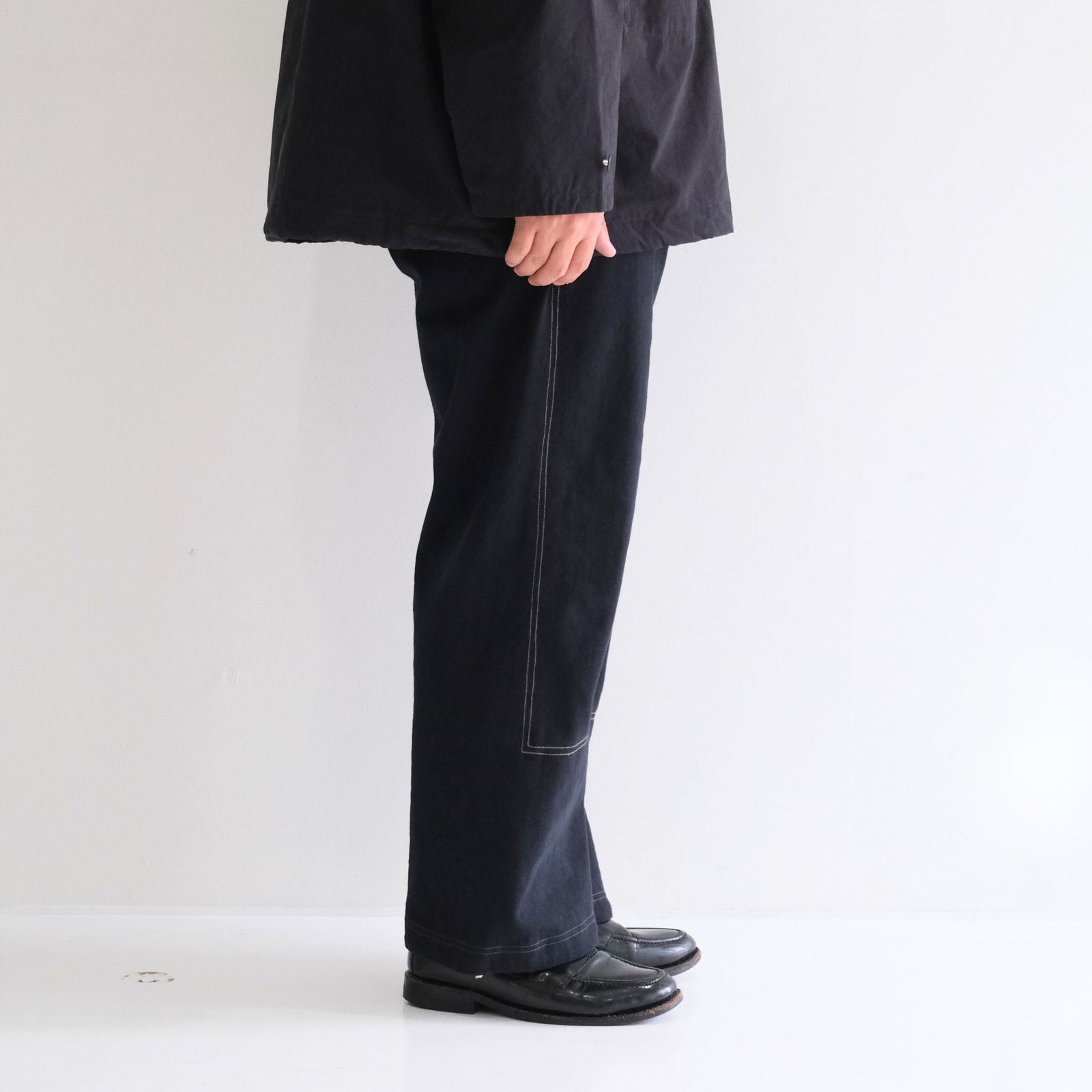 CONTRADICT SWEAT PANTS / パンツ/ スウェット / ダブルニー / 裏毛素材 / INK BLACK
