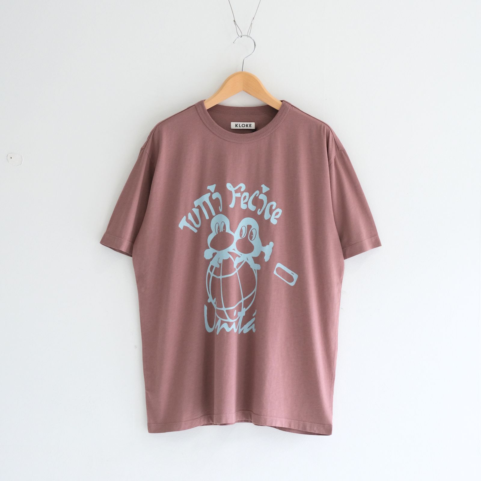Men's Tutti Felice Print Tee / Tシャツ / Cocoa
