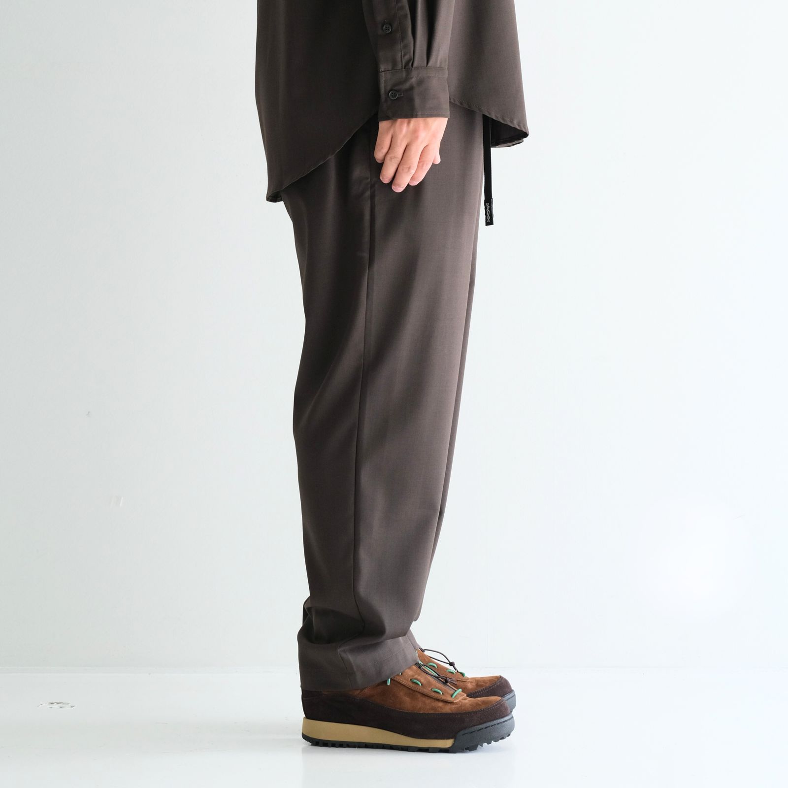 WOOL-POLY EZ PANTS / パンツ / イージーパンツ / BROWN