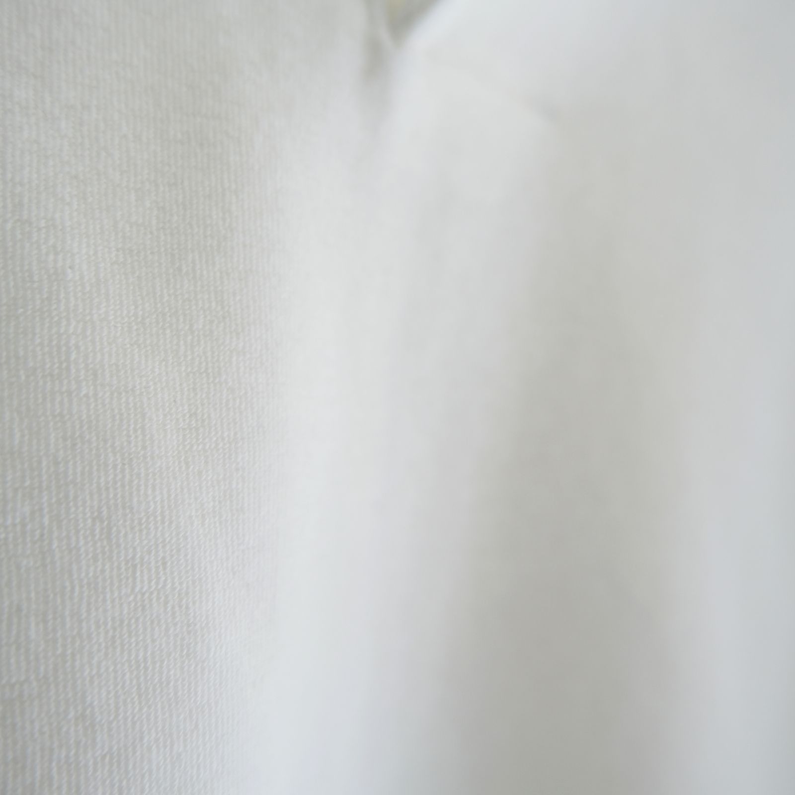 Organic cotton pile - Wim / ヘンリーネック / ロンT / Off white