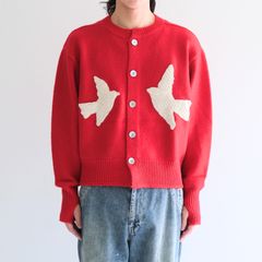 【残り1点】THE BIRD CARDIGAN（RED）