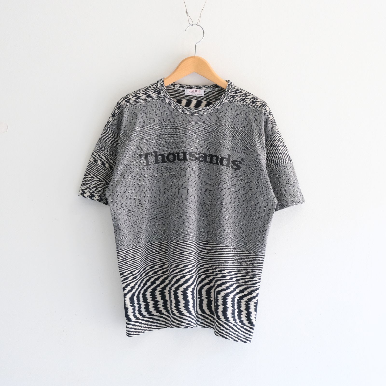 VORTEX TECHNICAL LOGO TEE fabric by SUN/kakke （BLACK OR WHITE）