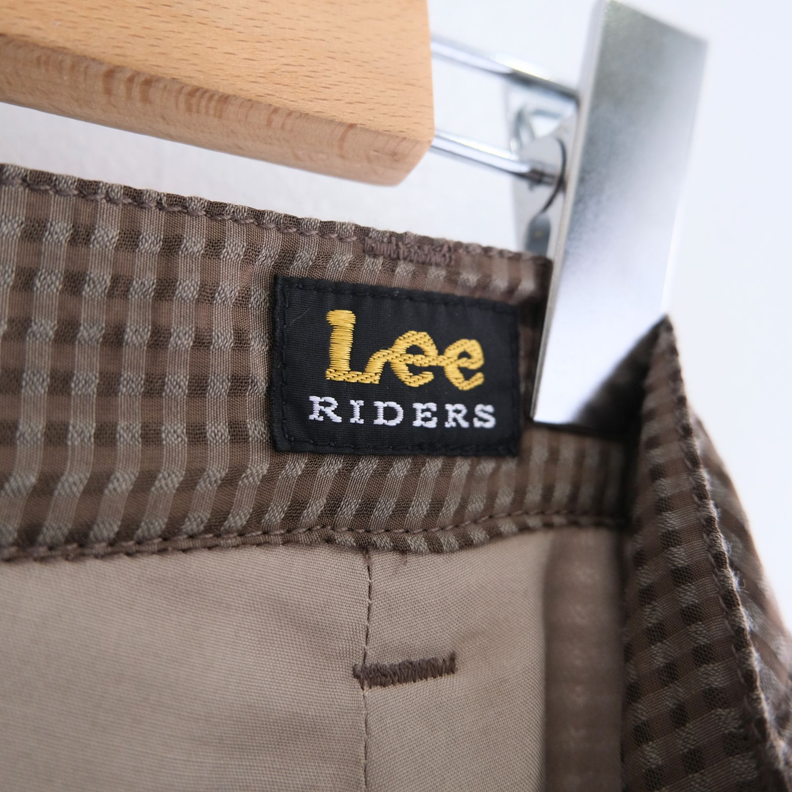 Lee / SEVEN BY SEVEN  / SHEER COWBOY PANTS ‐Gingham Check Indian fabric‐ /