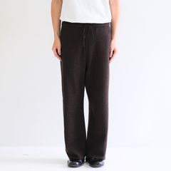 【残り1点】KNIT PANTS ‐Hard Twist Crepe‐（Brown）