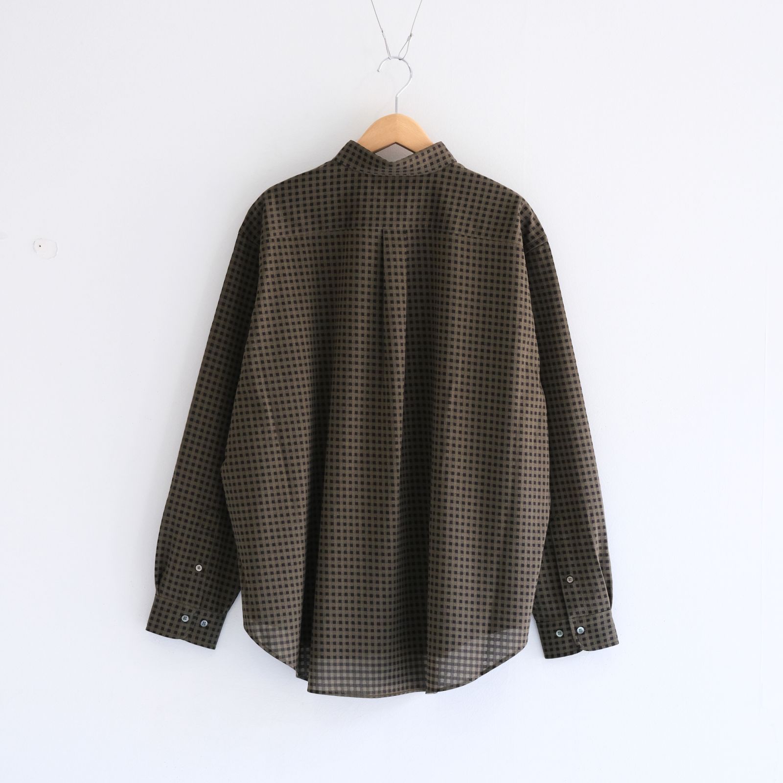 36G Atomoshere Check Shirt / シャツ / GREEN(Sterling Green)