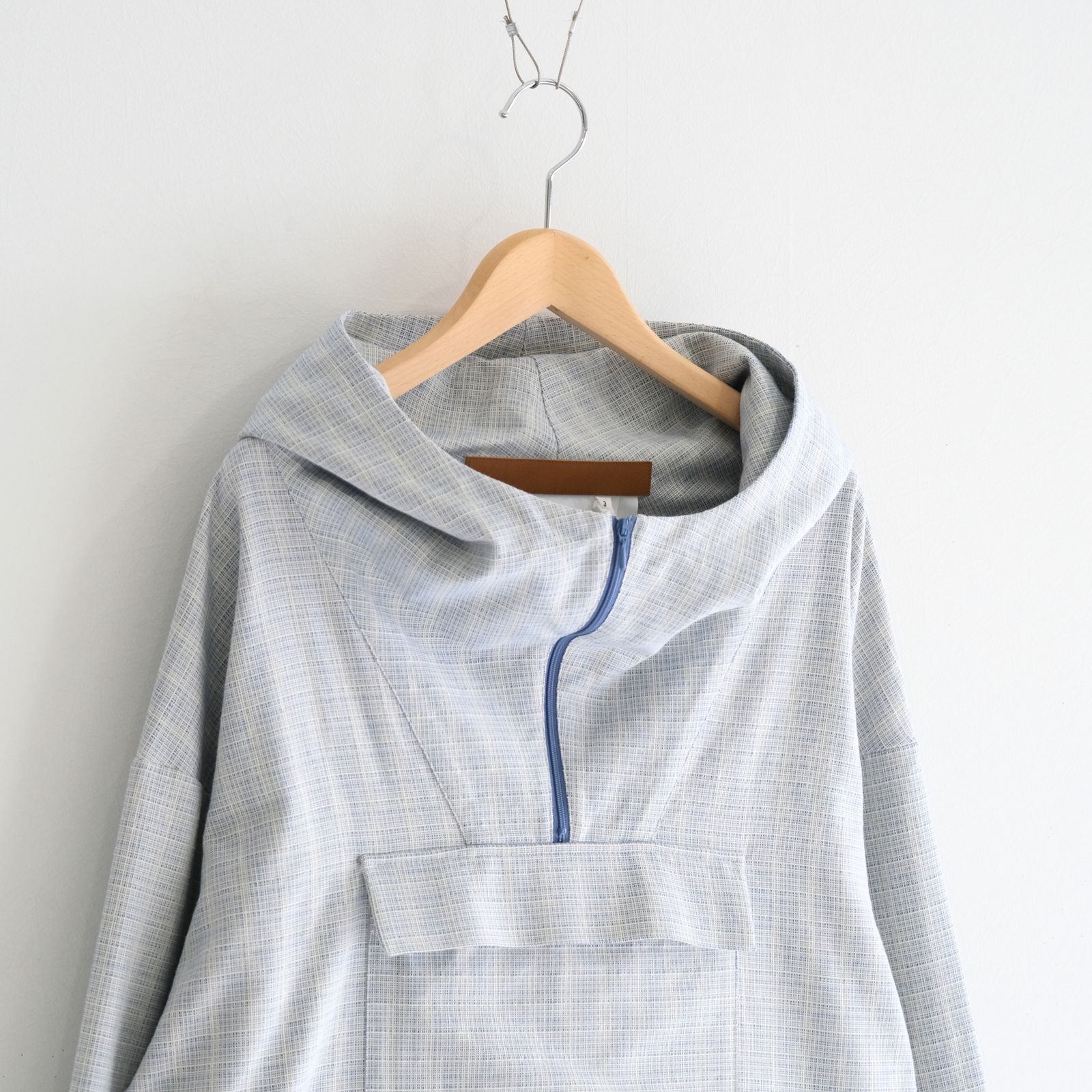 "JONATHAN" Oversized Anorak Parka / アノラックパーカー / L.BLUE