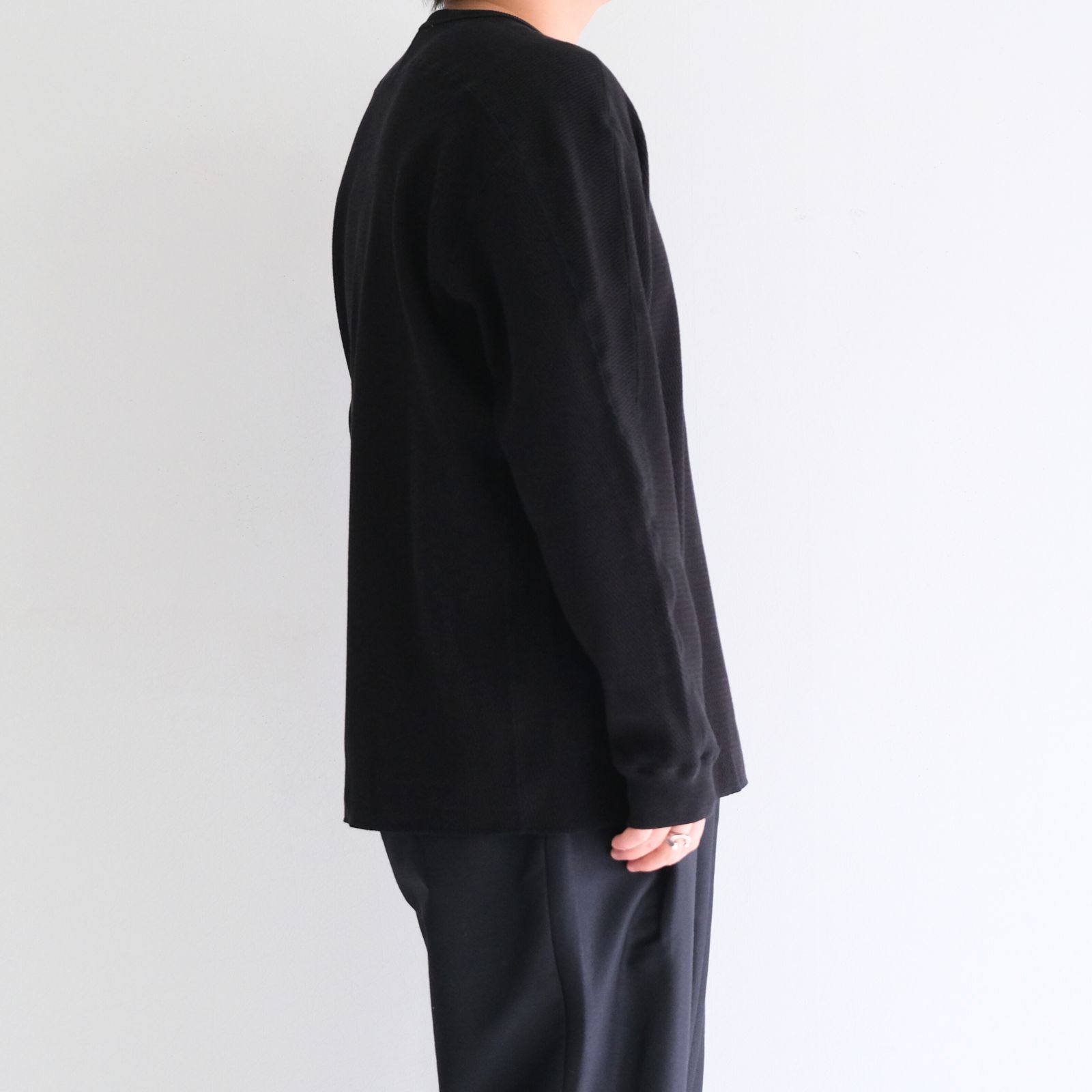 HEAVY WEIGHT THERMAL SHIRTS / ヘビーウェイトサーマルシャツ（Black）