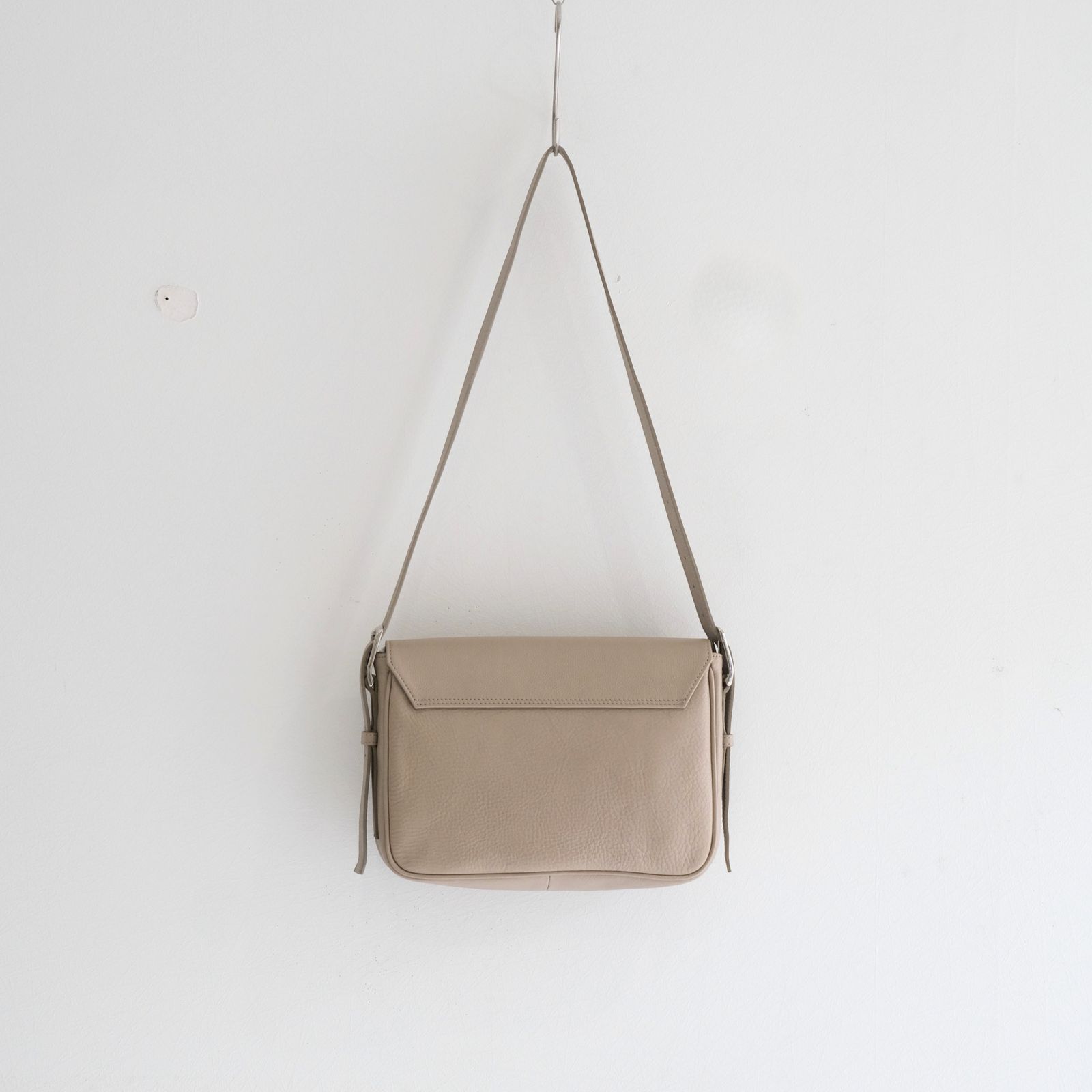 【残り1点】Leather Shoulder Bag [Dumbo] / レザー ショルダー バッグ [ダンボ]（Gray）