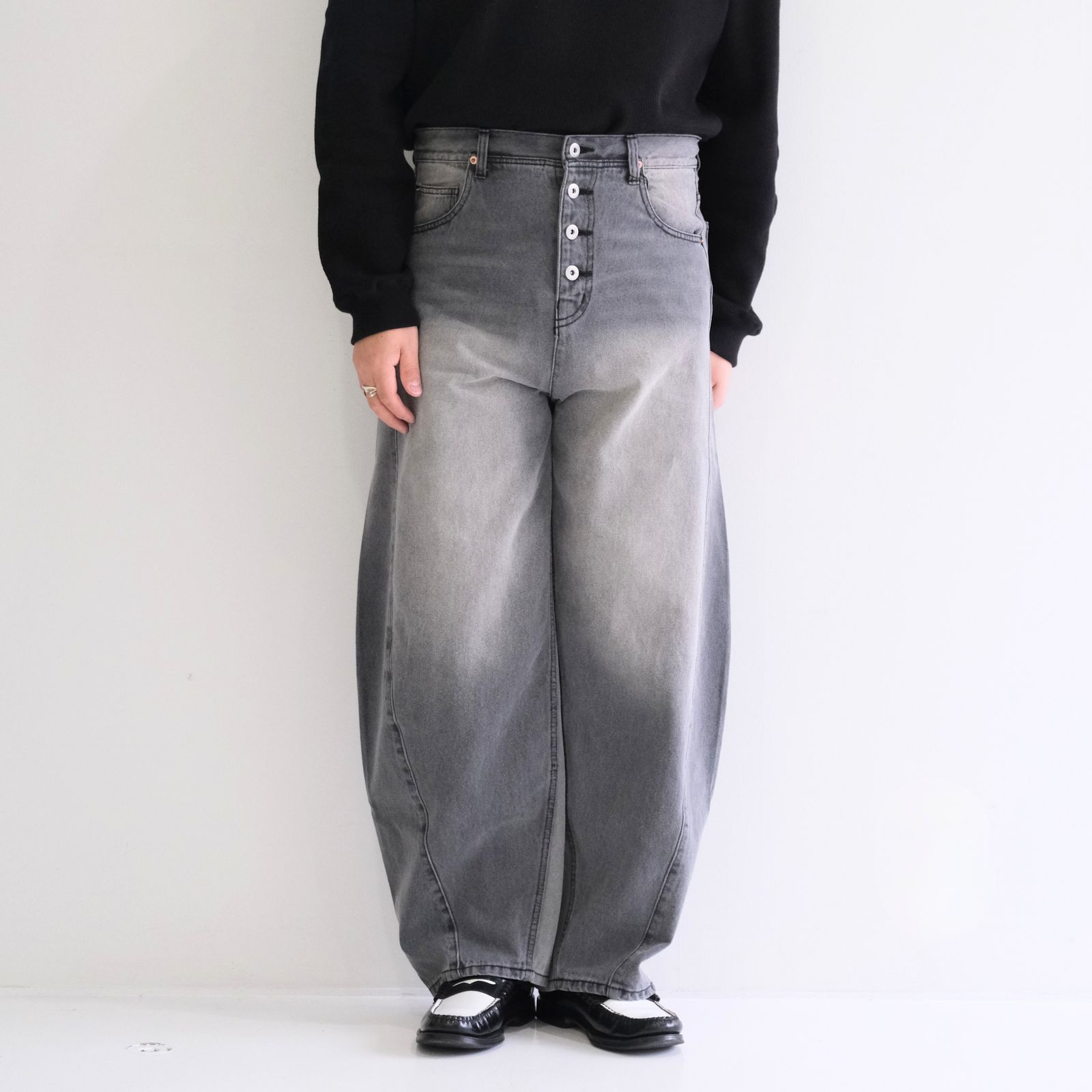 3D DENIM PANTS / パンツ / デニム / デニムパンツ / BLACK