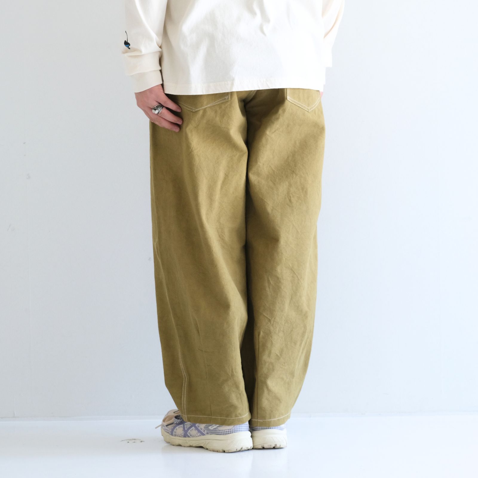 LUSH PANTS / パンツ / キャンバス地 / オーガニックコットン / OLIVE