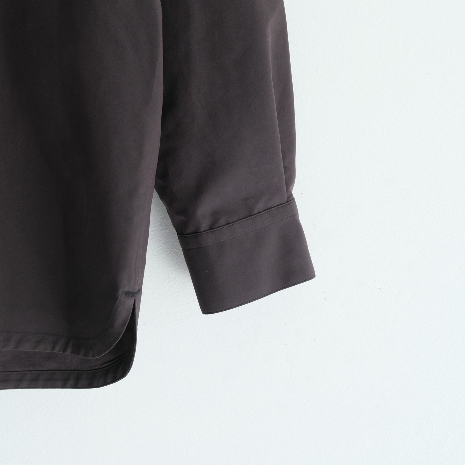 Peach back twill - Rob / シャツ / ポリエステル / ナイロン / Charcoal black