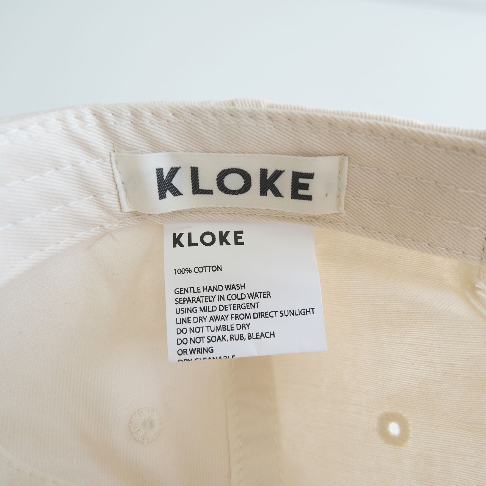 Tutti Felice Embroidered Cap / キャップ / Ecru