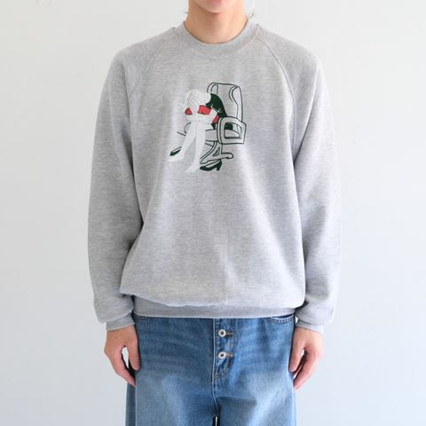 Zzz... Sweat / リラックスラグランスウェット（GRAY）