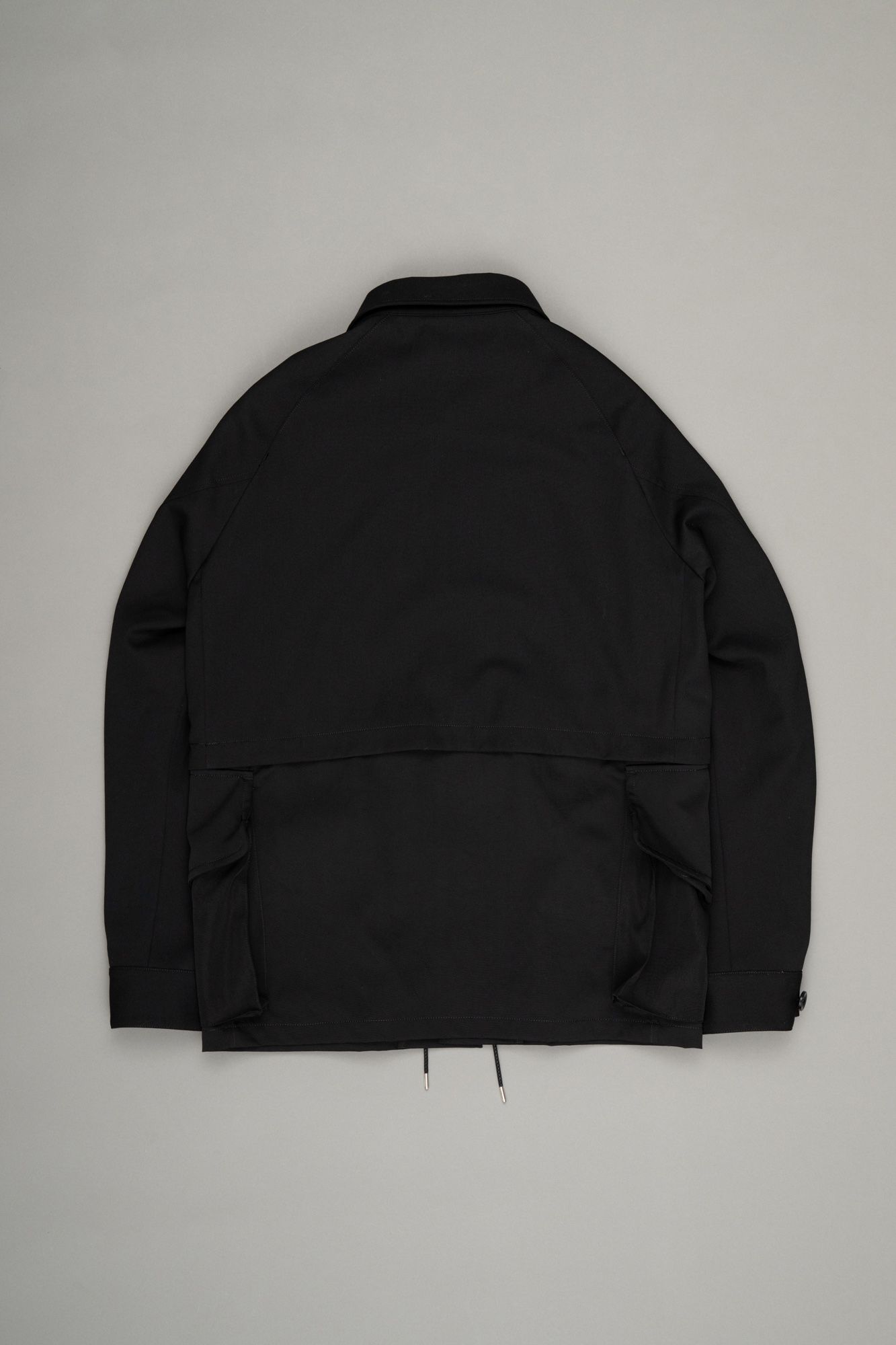 Layered Military Coat（Black）