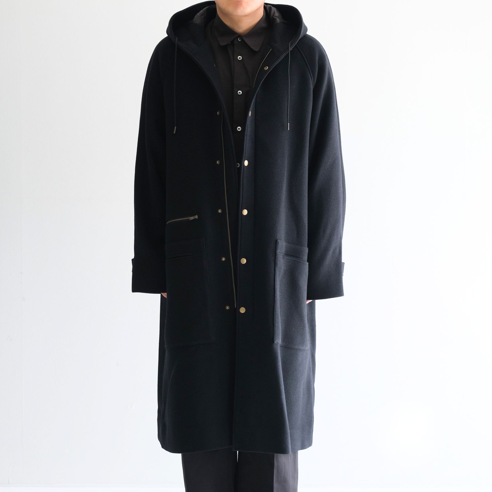 Lambs tweed - Gerrard / コート / ウール / ラム / Lamp Black