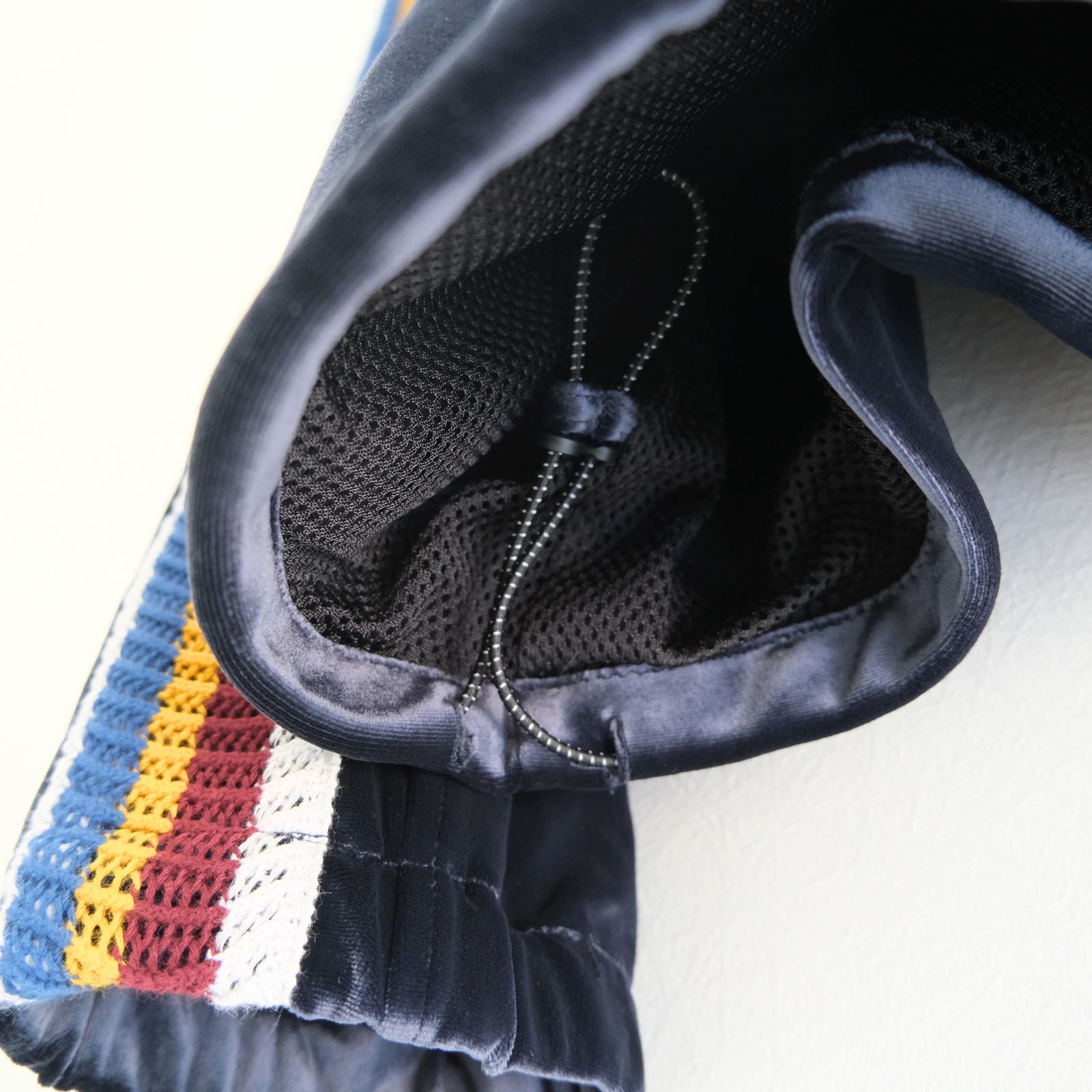 VELOUR TRACK JACKET（NAVY）
