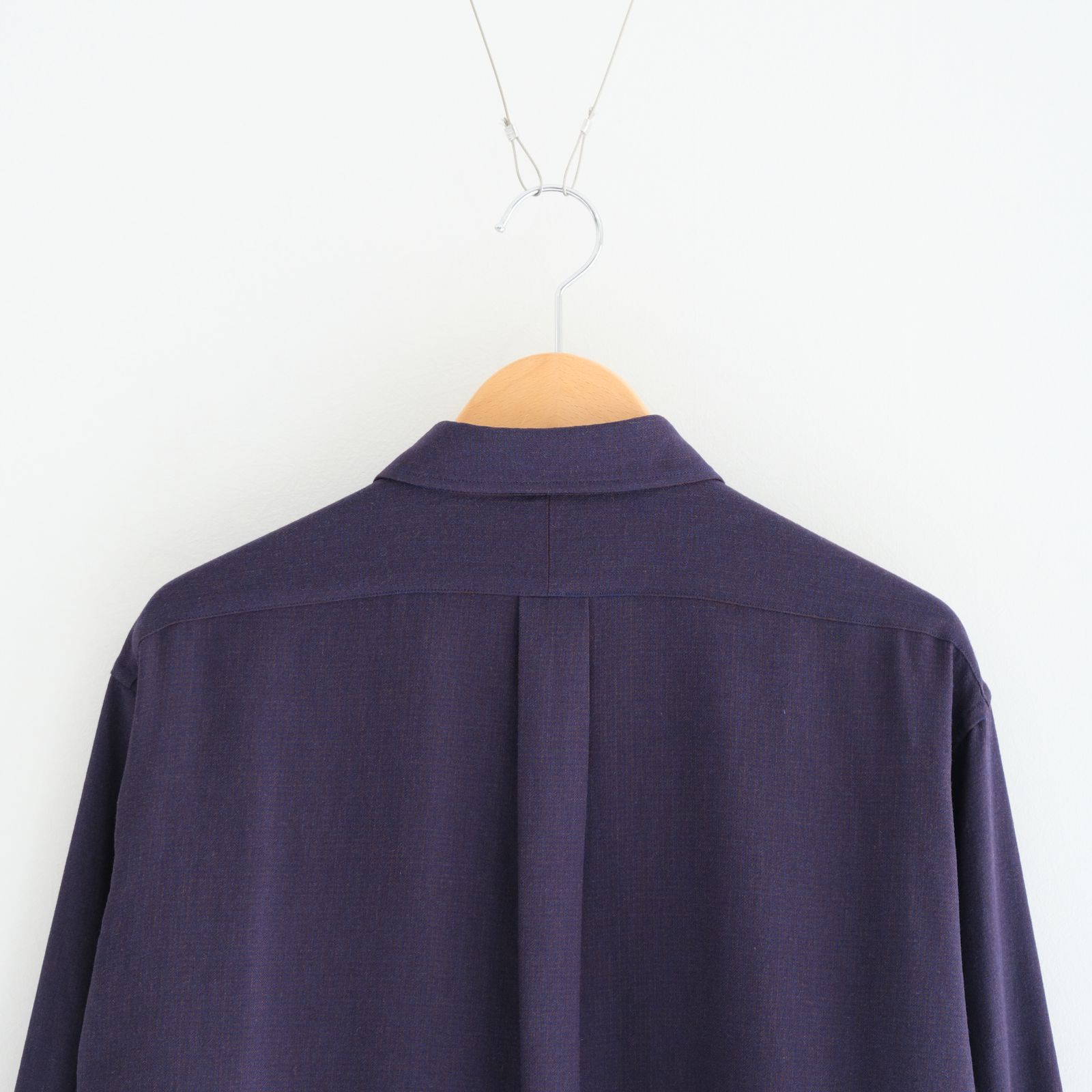 RAYON LINEN CHECK SHIRT / シャツ / チェック / BLUE・BROWN