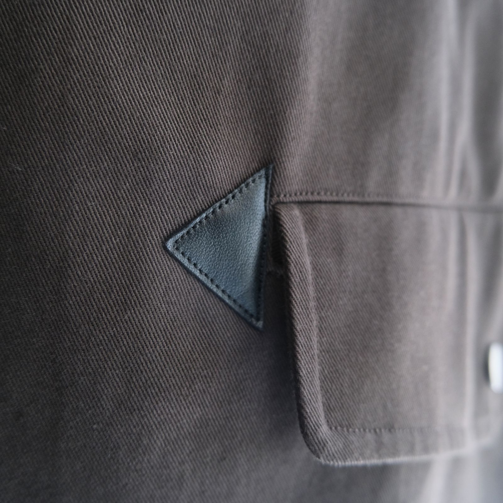 WASHED VINTAGE TWILL MIL-COAT / ジャケット / DARK BROWN
