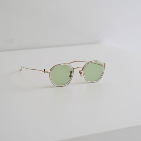 1042SG（clear × gold）（IGUANA GREEN）