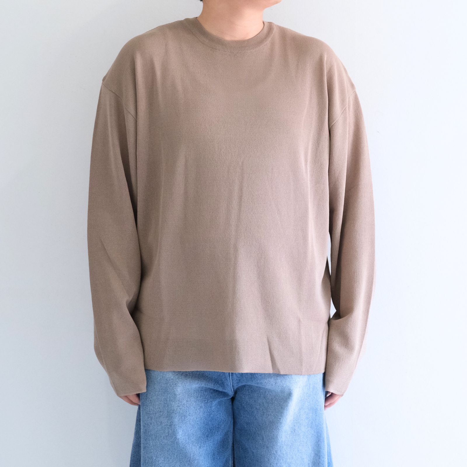 PREMIUM WIDE SLEEVE ‘SEUNGMU’ KNIT / プレミアムワイドスリーブ「スンム」ニット（ECRU BEIGE）