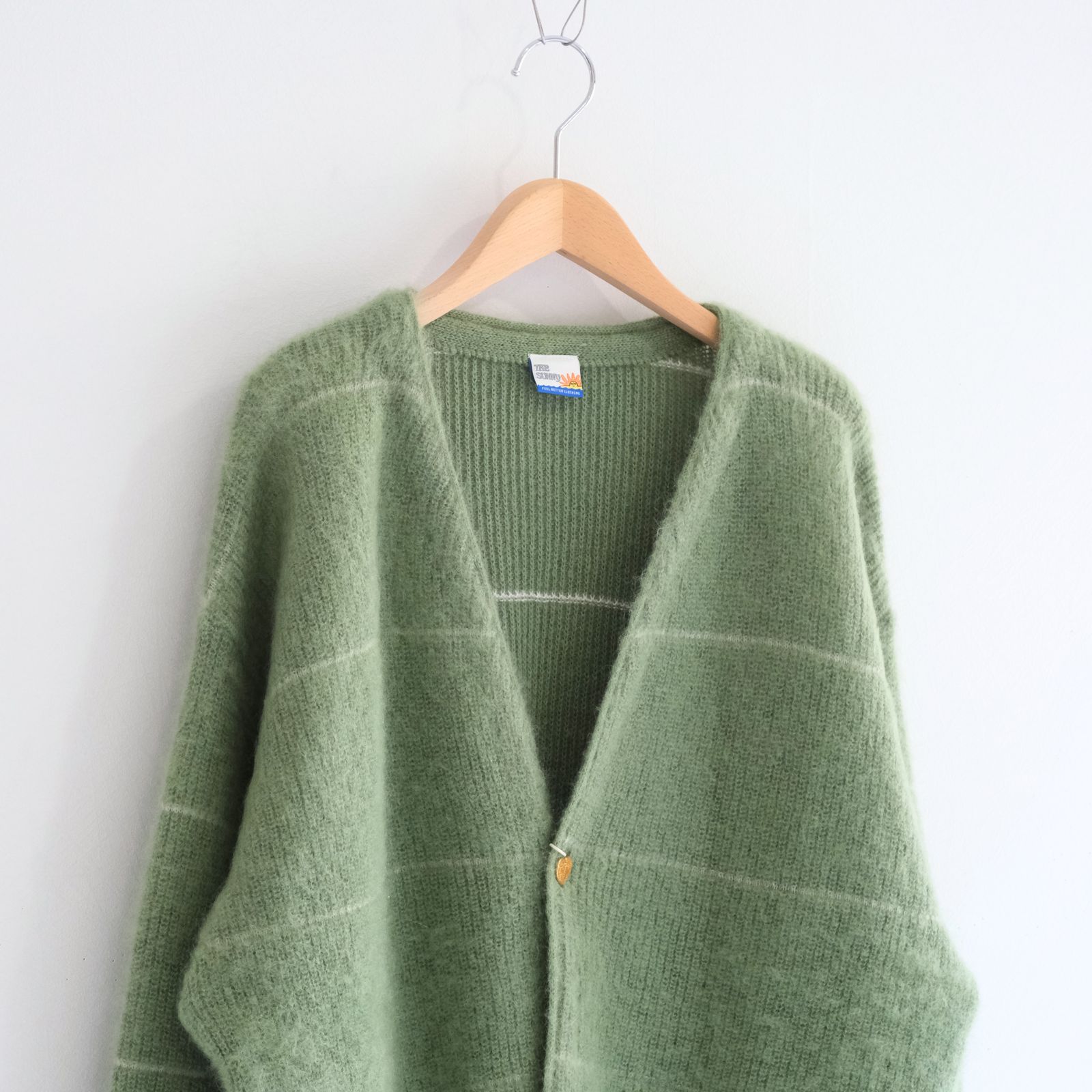 MOHAIR BOARDER CARDIGAN（GREEN）