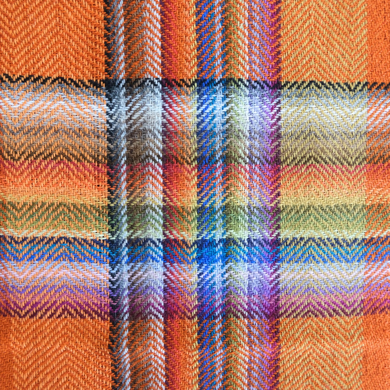 【残り1点】Multi Coloured Scarf（Orange）