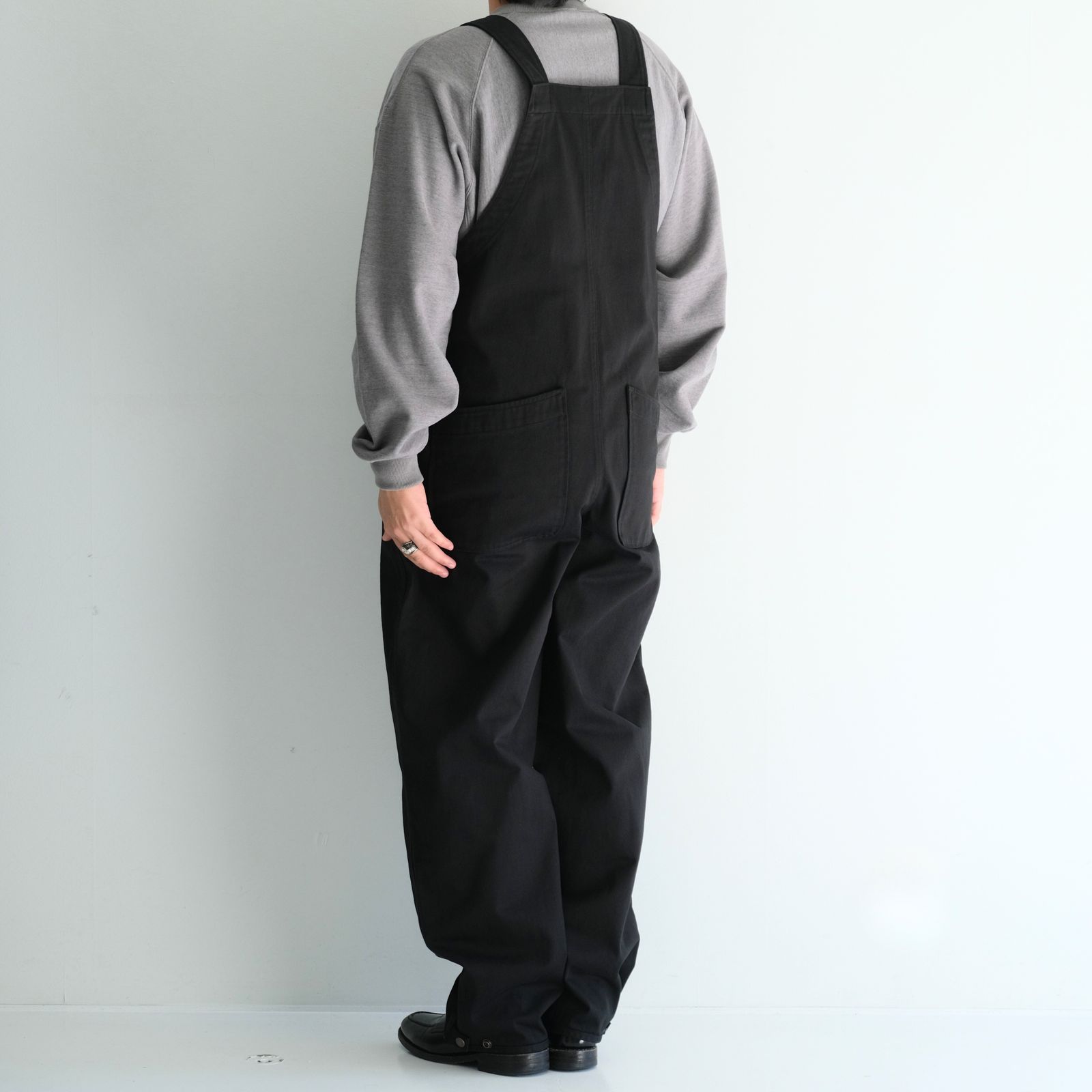 BOMBER OVERALL / オーバーオール / コットン / BLACK