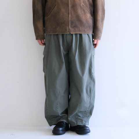 Herringbone 6-Pocket Pants / パンツ / カーゴパンツ / ヘリンボーン / KHAKI