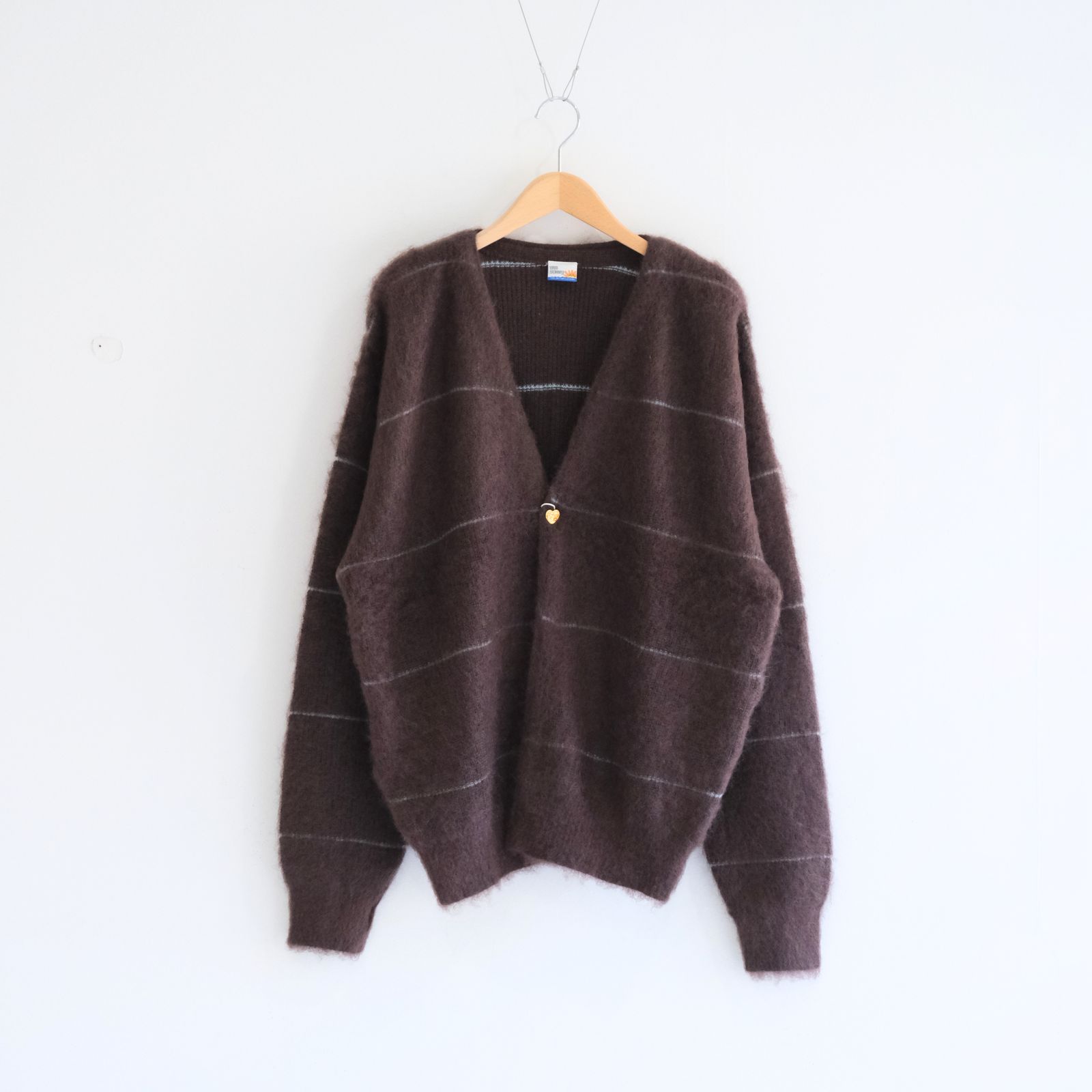 MOHAIR BOARDER CARDIGAN（BROWN）