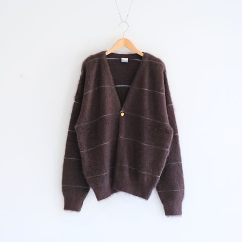 MOHAIR BOARDER CARDIGAN（BROWN）