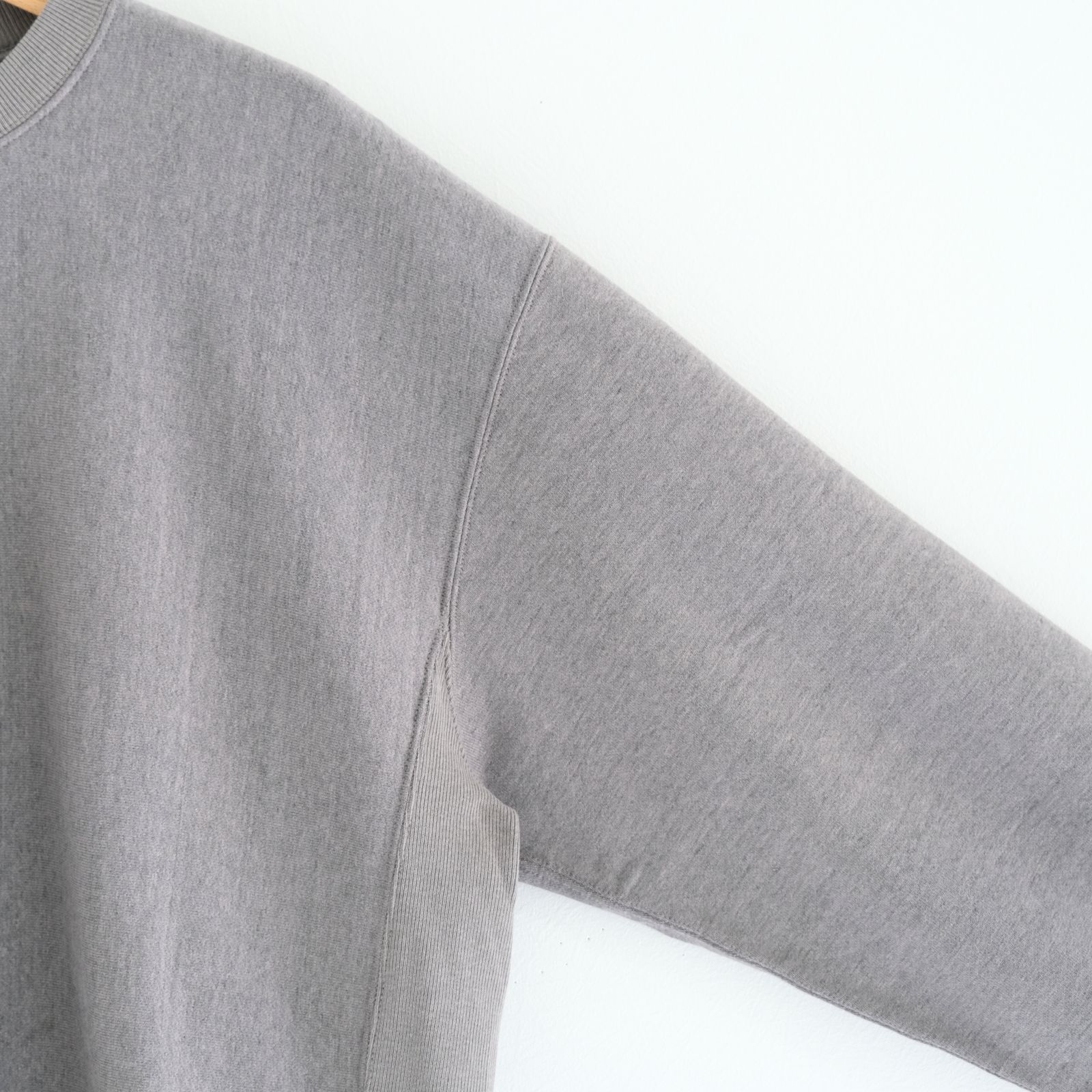 FADED SILKY TERRY RW SWEAT SHIRT / スウェット / HEATHER ASH