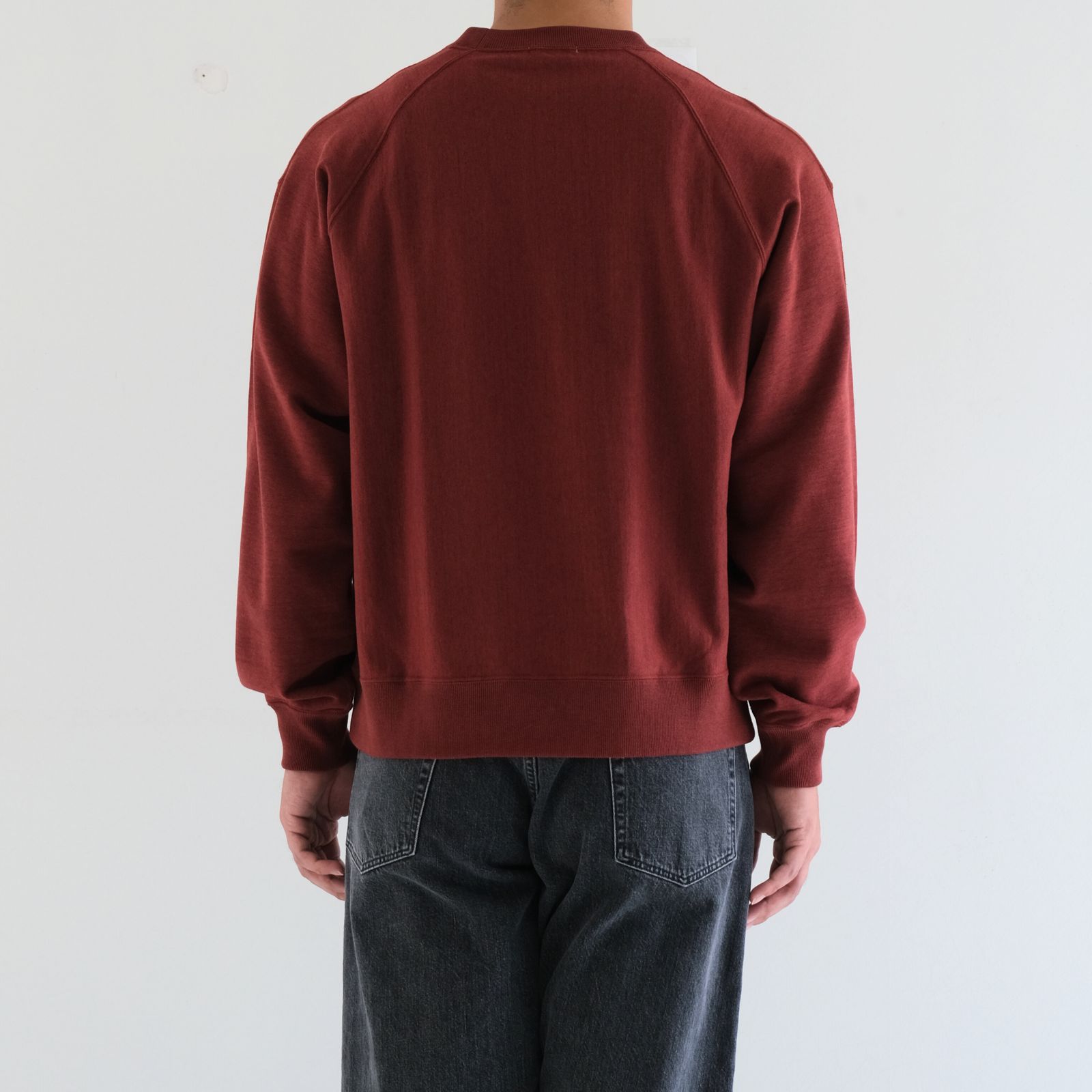 ULTERIOR - FADED SILKY TERRY RW SWEAT SHIRT / スウェット