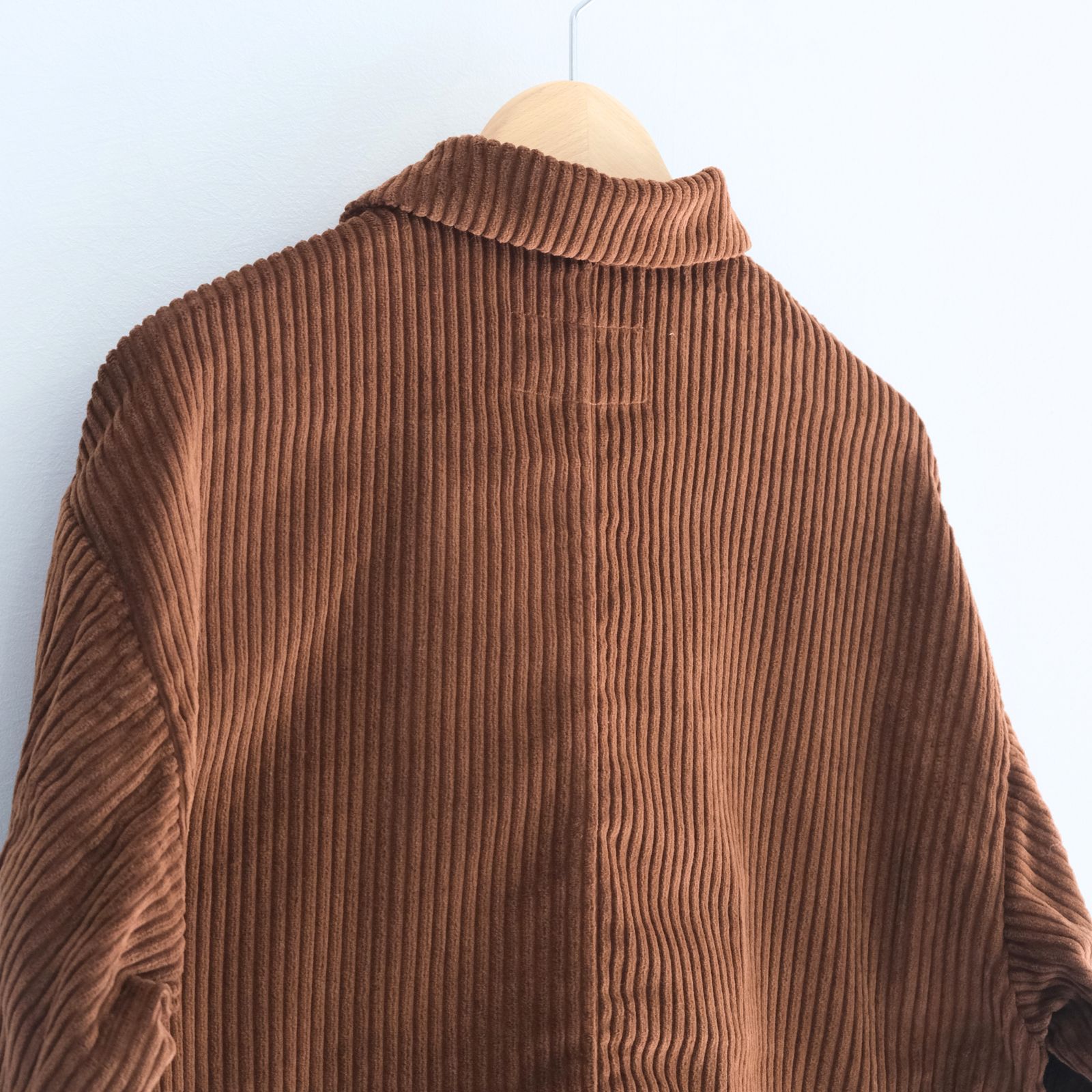 【残り1点】WIDE-WALE CORDUROY SAFARI JACKET（BROWN）