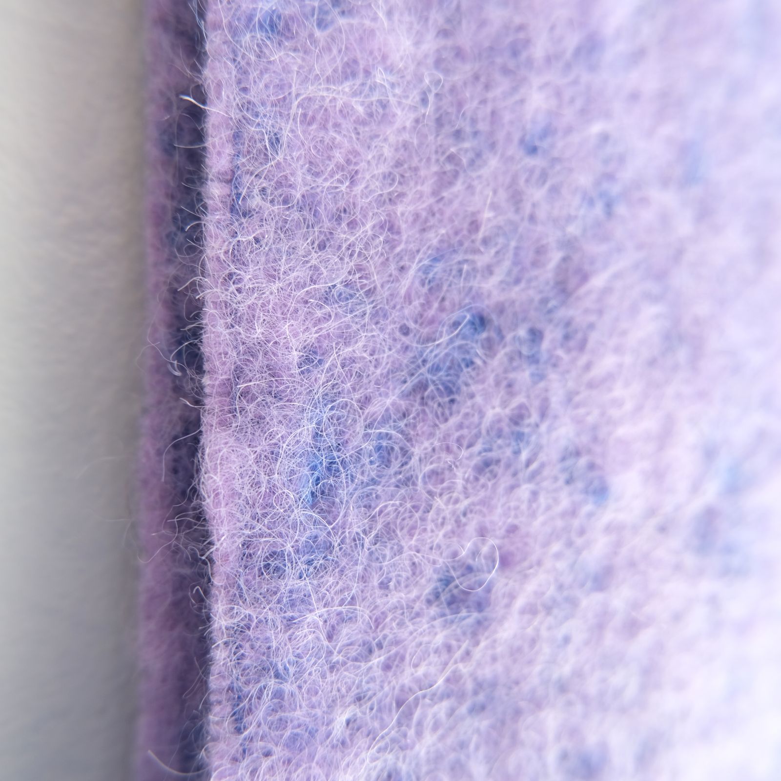 Two Colour Woolly Scarf / マフラー / アルパカ / Blue / Violet