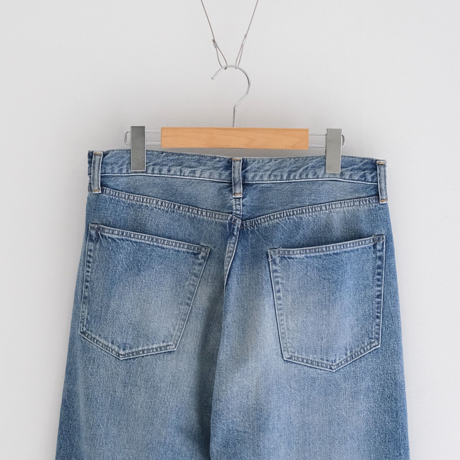 VINTAGE WASHED SELVEDGE DENIM 5P PANTS / ヴィンテージ / ウォッシュデニム / 5ポケット / パンツ / ブルー