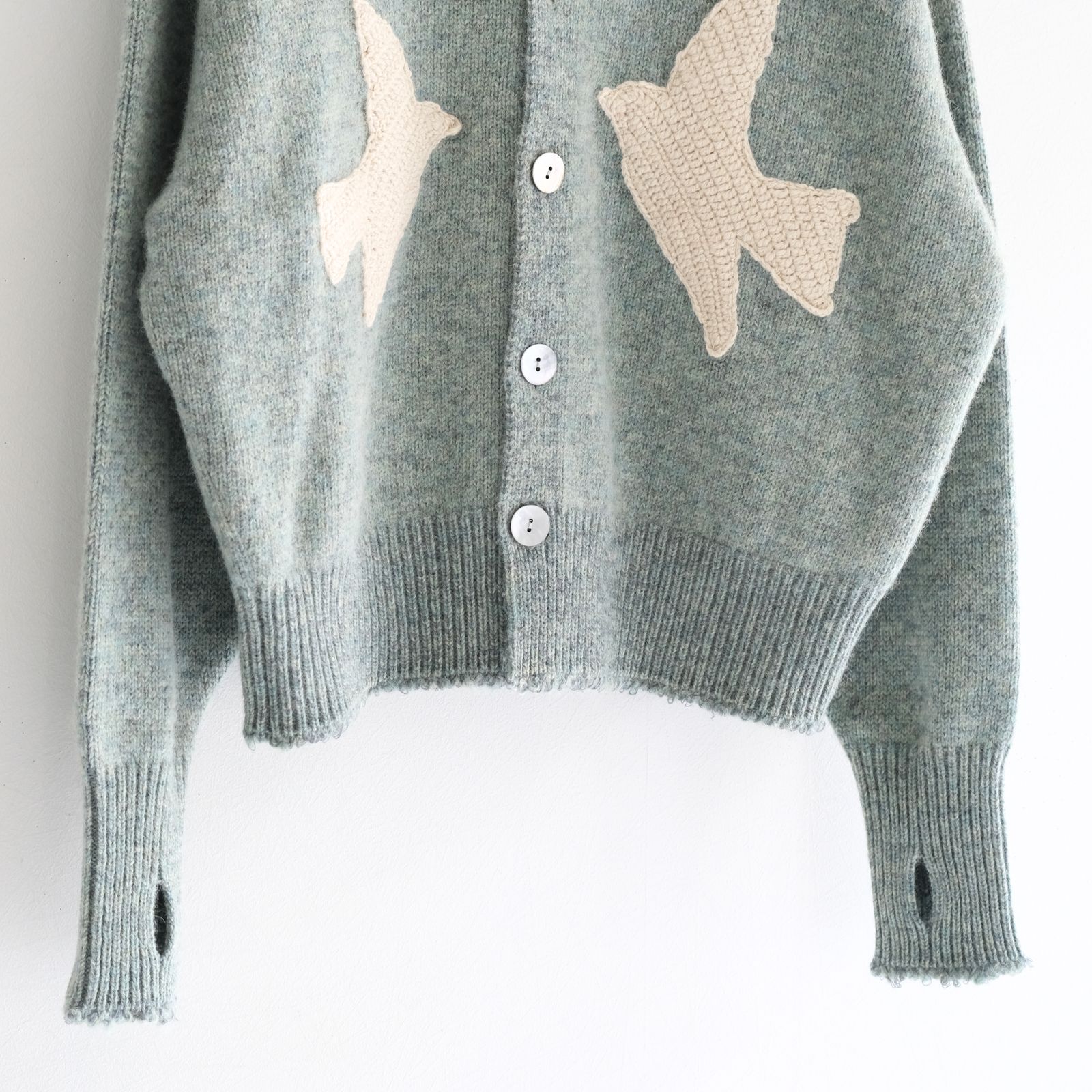 【残り1点】THE BIRD CARDIGAN（SAGE）