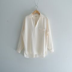 TA/L MESH SKIPPER SHIRT / シャツ / スキッパー / ECRU