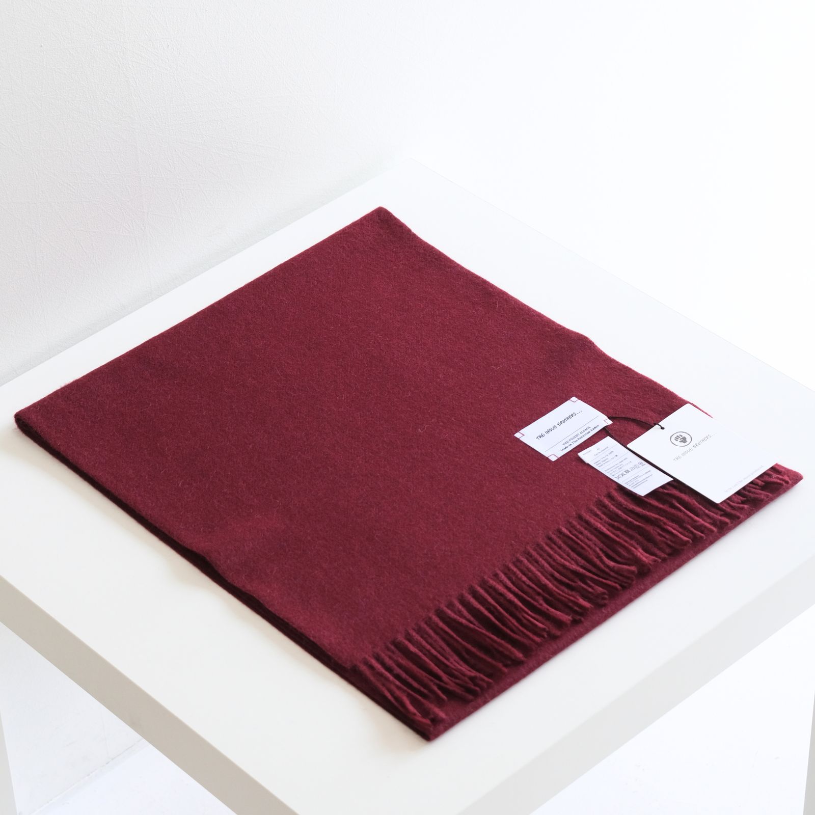 Brushed Scarf（Burgundy）