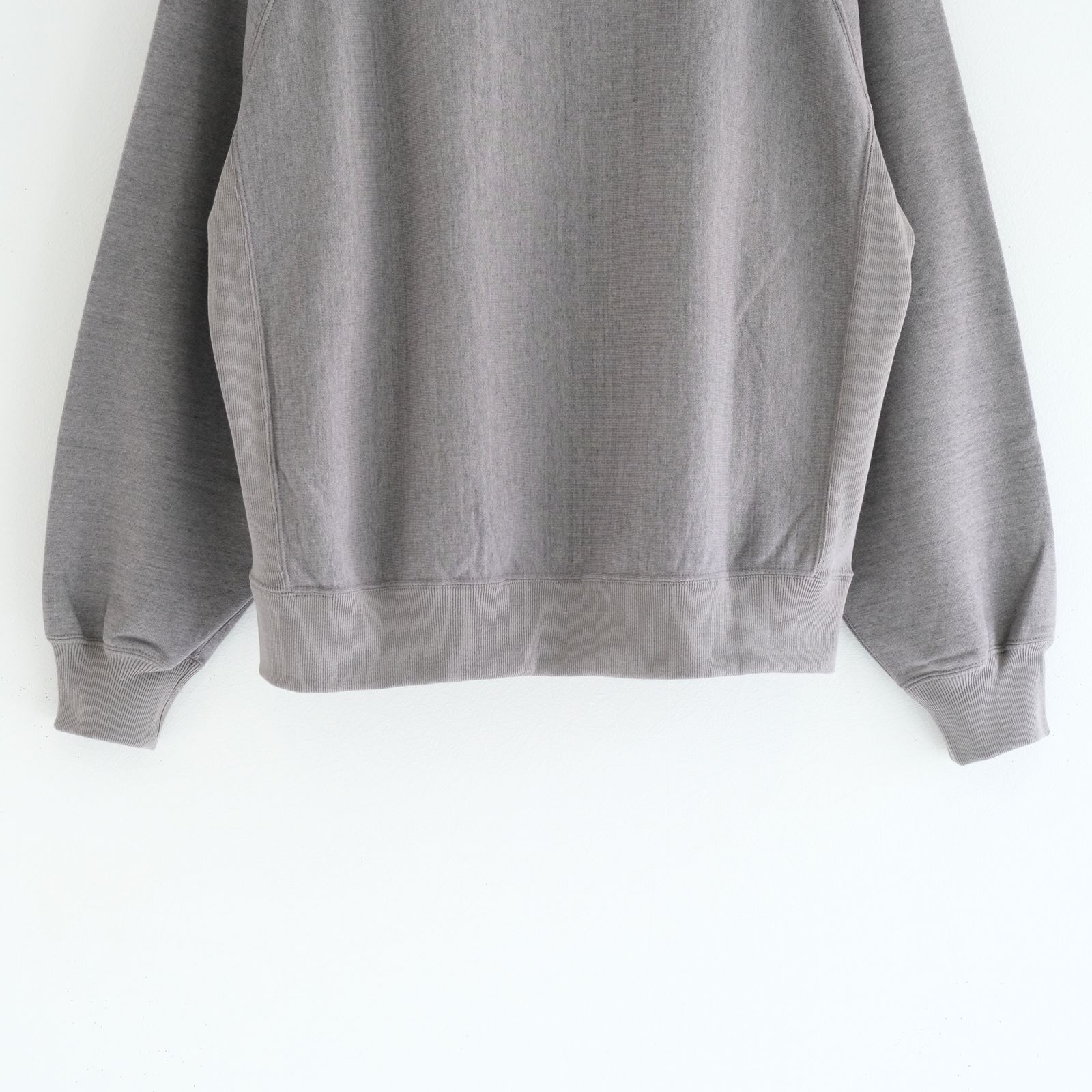 FADED SILKY TERRY RW SWEAT SHIRT / スウェット / HEATHER ASH