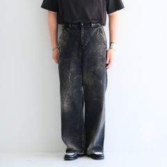 CHEMICAL WASH DENIM PANTS / ケミカルウォッシュデニムパンツ（BLACK）