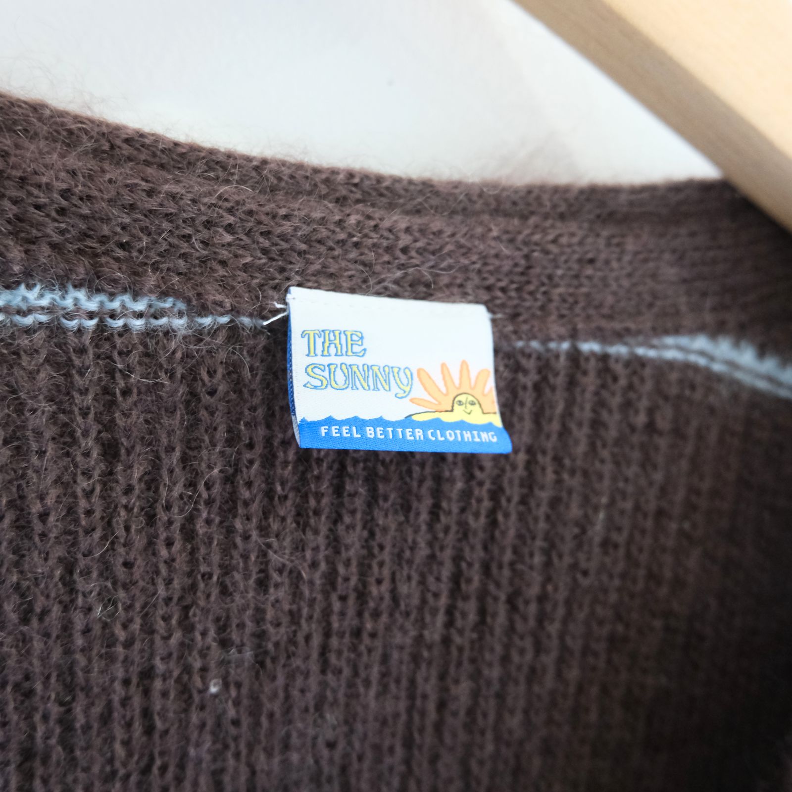 MOHAIR BOARDER CARDIGAN（BROWN）