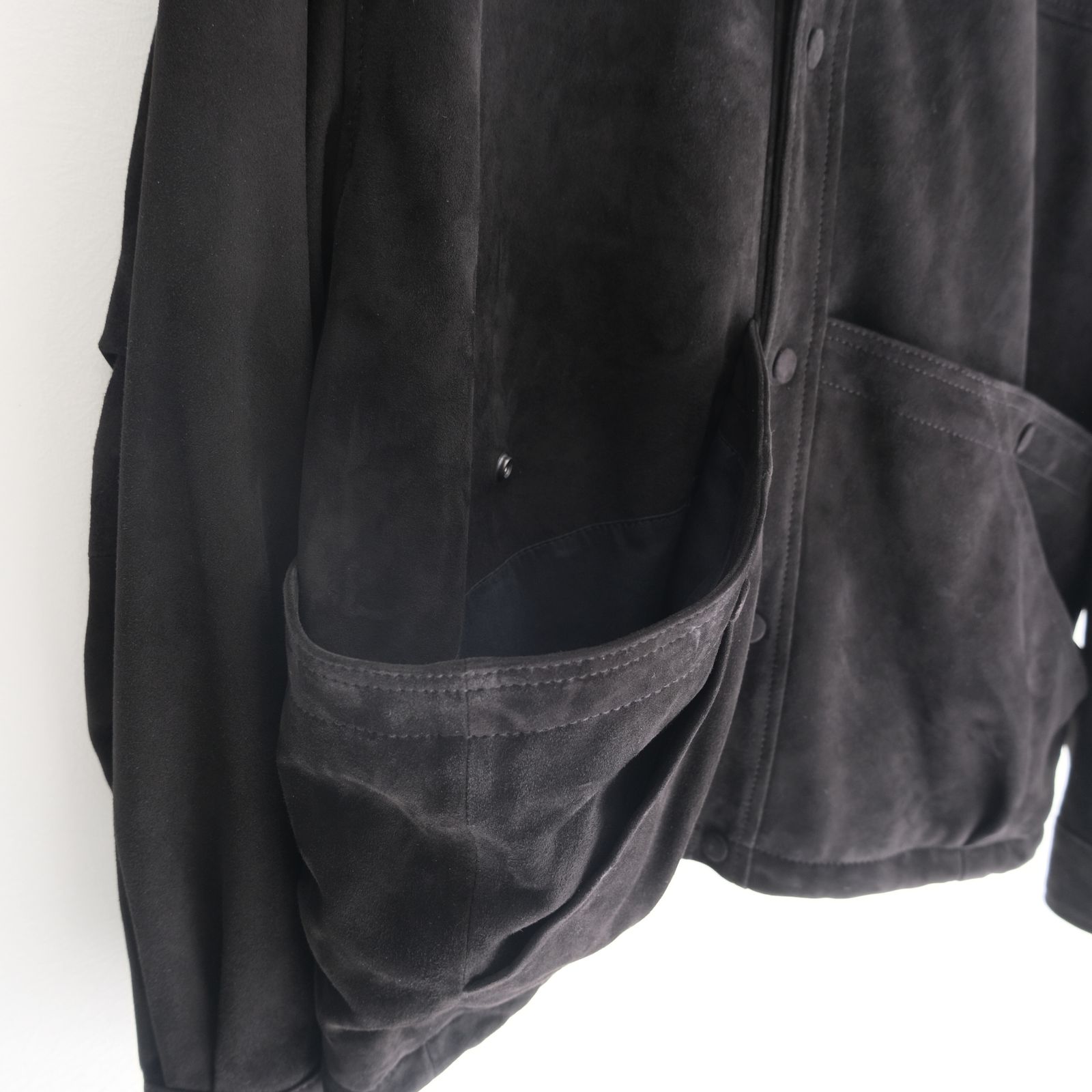 HIKER JACKET / ジャケット / レザージャケット / ハイカージャケット /  SHEEP SUEDE / 羊革 /  BLACK