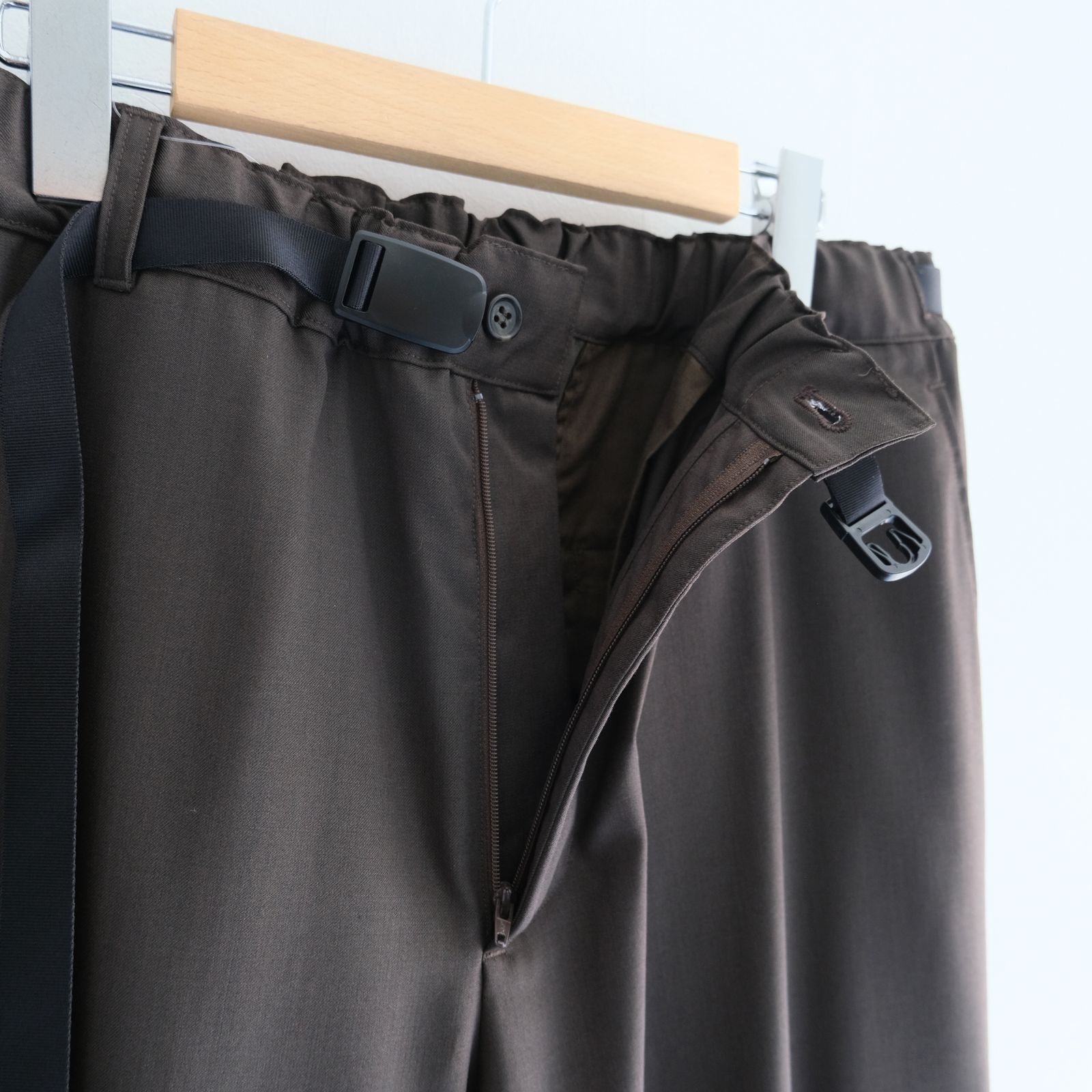 WOOL-POLY EZ PANTS / パンツ / BROWN