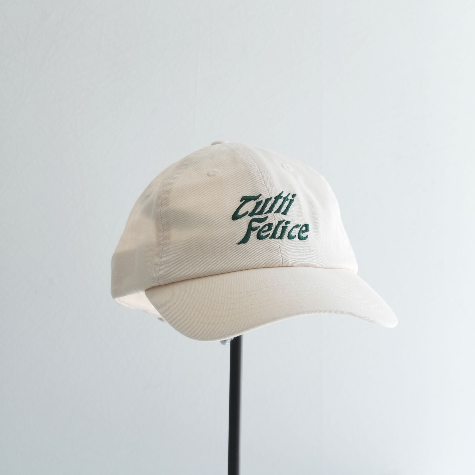 Tutti Felice Embroidered Cap / キャップ / Ecru
