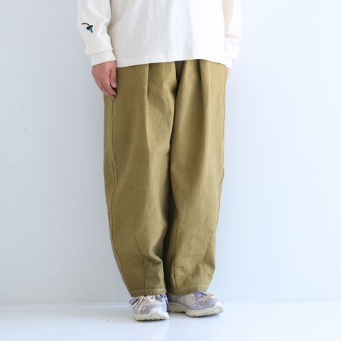 LUSH PANTS / パンツ / キャンバス地 / オーガニックコットン / OLIVE