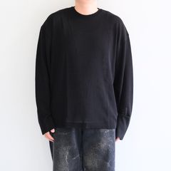 PREMIUM WIDE SLEEVE ‘SEUNGMU’ KNIT / プレミアムワイドスリーブ「スンム」ニット（INK BLACK）