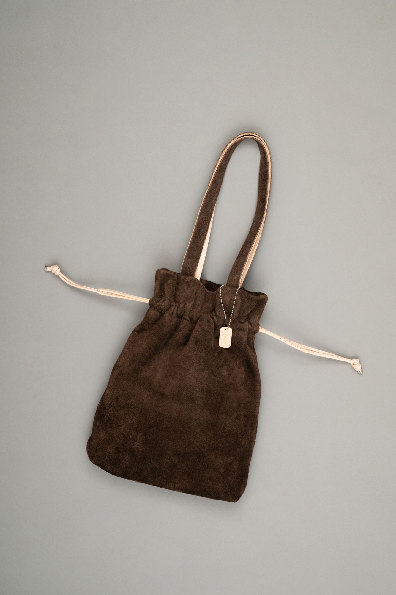 Drawstring Tote Bag（Brown）