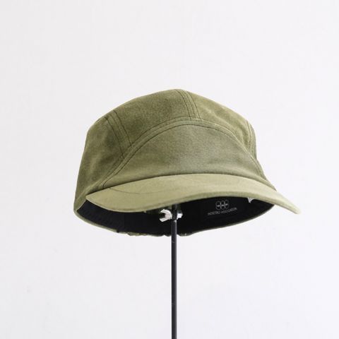 【残り1点】Leather Jet Cap（Olive）